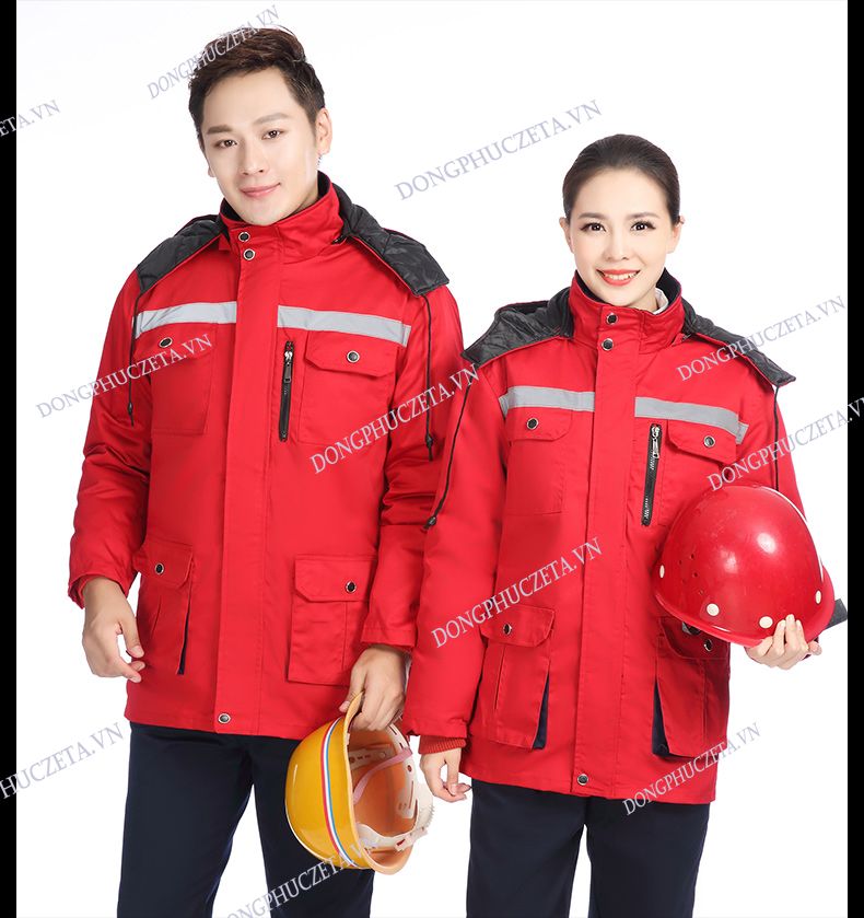 áo khoác đồng phục công nhân cơ khí
