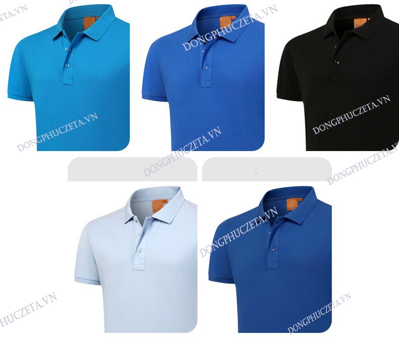 áo phông đồng phục trơn dáng slim