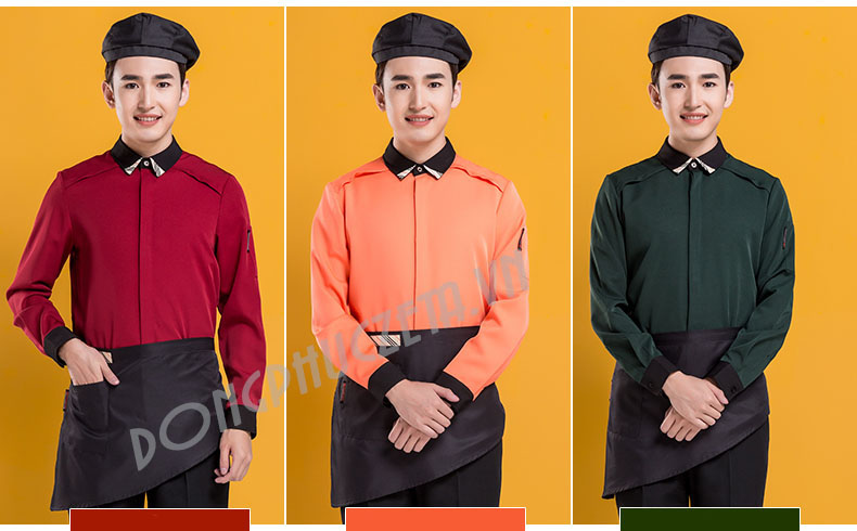 các mẫu áo sơ mi đồng phục nhà hàng đẹp