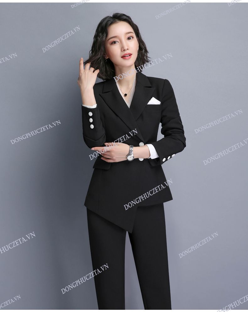 bộ vest đồng phục nữ đẹp