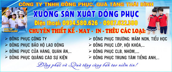 CÔNG TY TNHH TM& DV ĐỒNG PHỤC, QUÀ TẶNG THÁI BÌNH