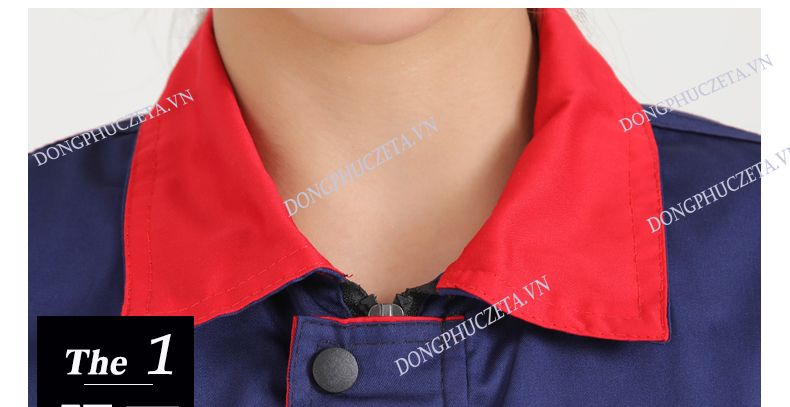 cổ bẻ đồng phục bảo hộ