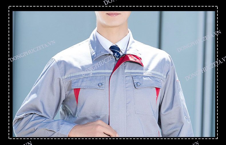 ngực áo đồng phục bảo hộ kỹ thuật