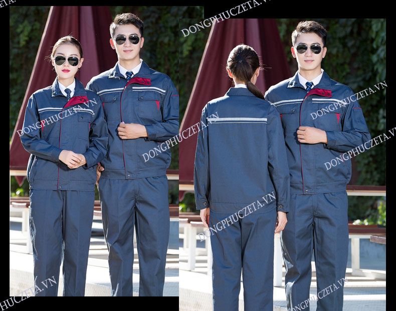 đồng phục bảo hộ kỹ thuật dài tay