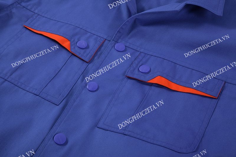 túi ốp phối cam đồng phục cho kỹ sư