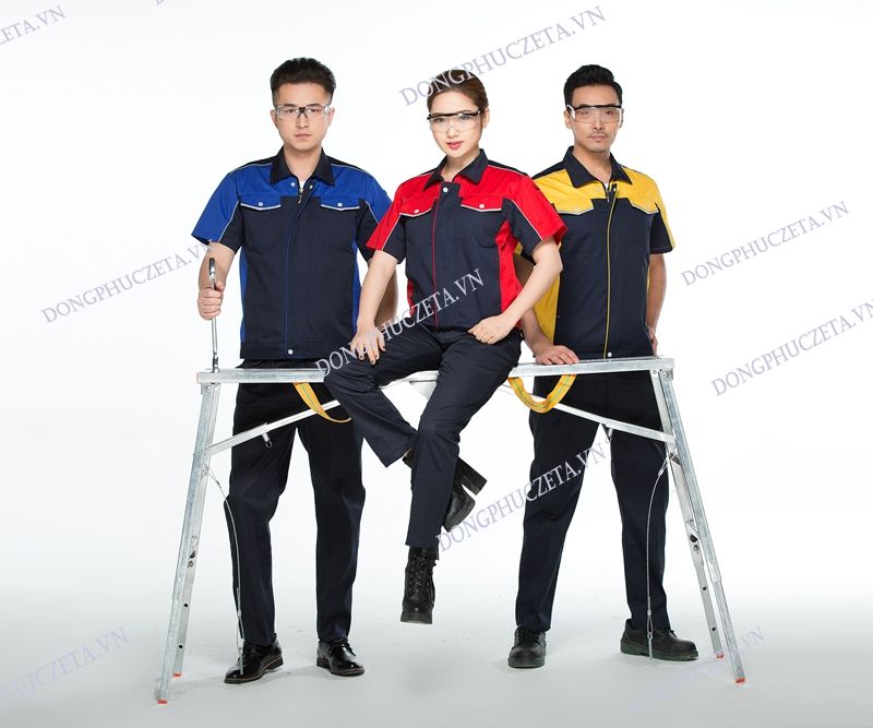 mẫu đồng phục kỹ sư đẹp