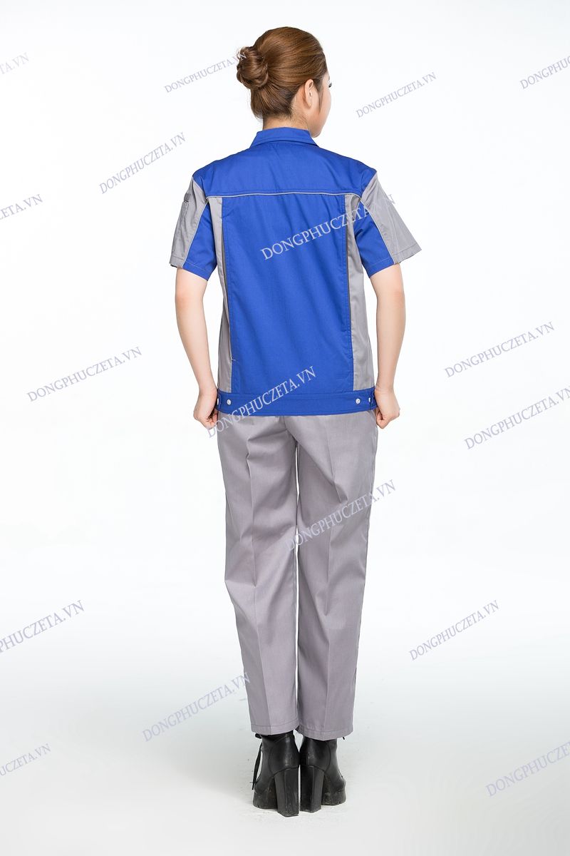 đồng phục kỹ sư màu ghi