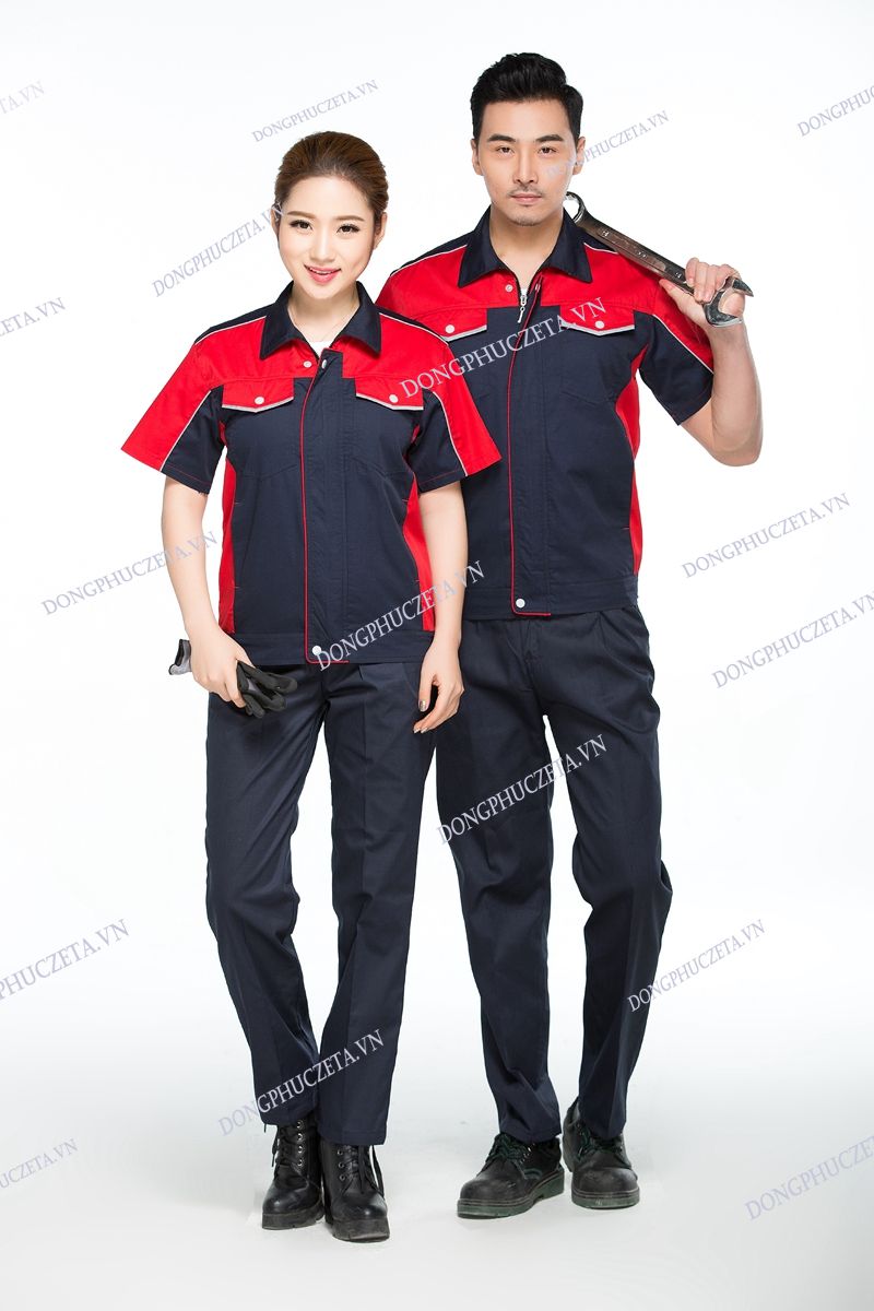 đồng phục kỹ sư màu xanh đen