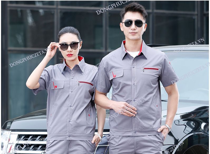 đồng phục kỹ thuật cổ đức màu ghi