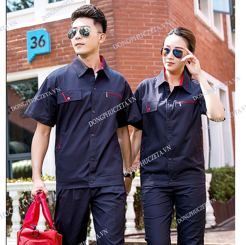 đồng phục kỹ thuật màu xanh đen