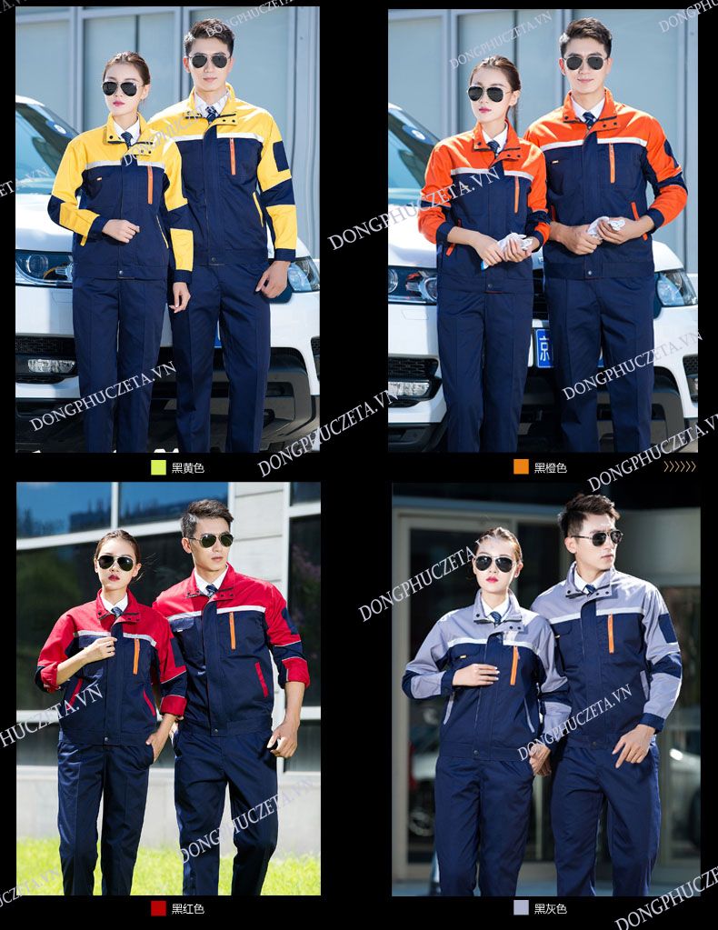 áo đồng phục kỹ thuật điện dài tay