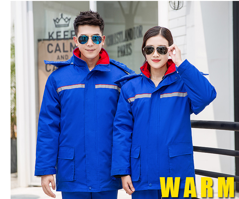 áo khoác đồng phục kỹ thuật màu xanh dương