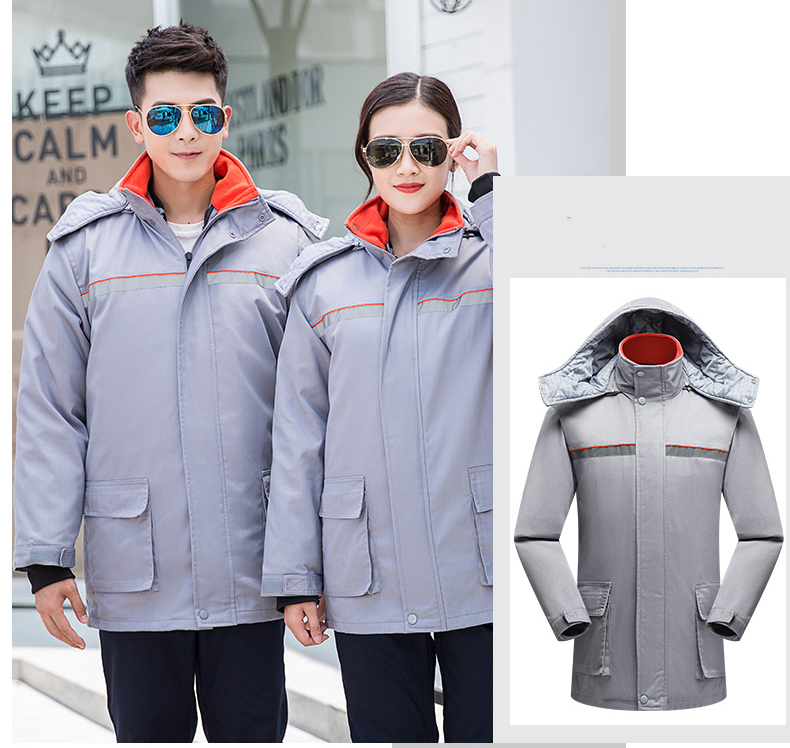 đồng phục áo khoác kỹ sư màu ghi