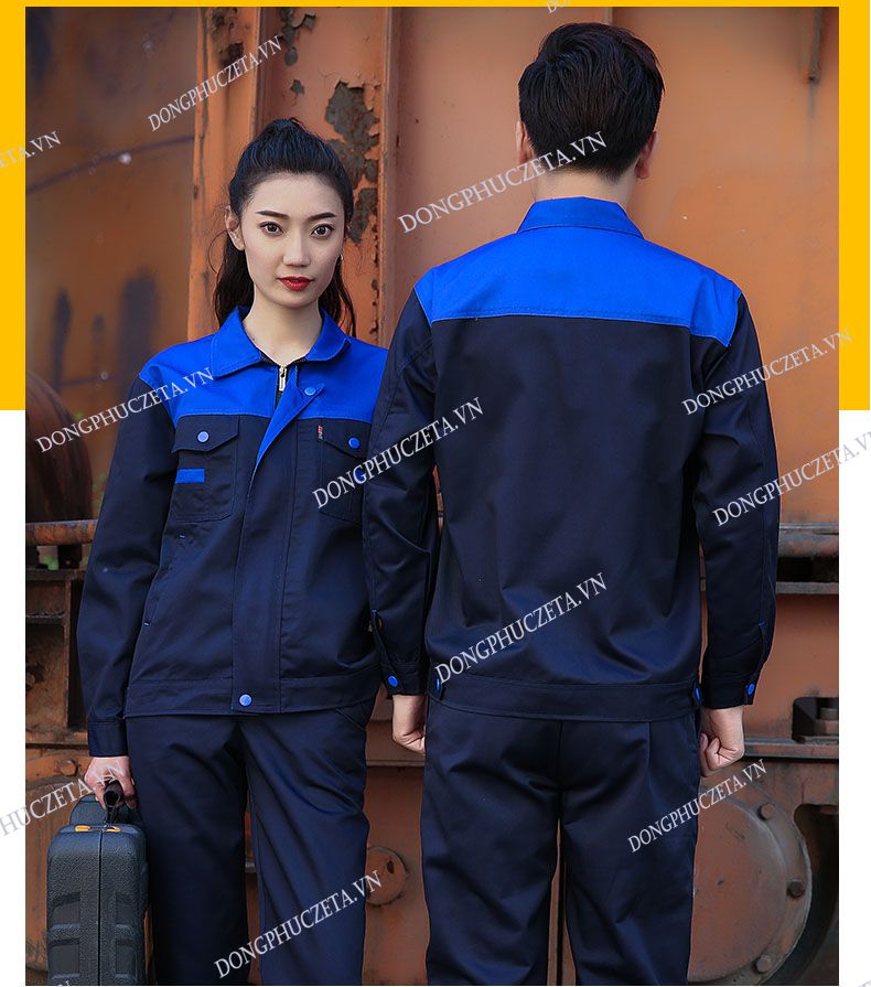 Mẫu áo đồng phục kỹ thuật Hàn Quốc