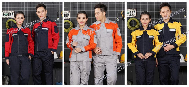 đồng phục nhân viên kỹ thuật dài tay