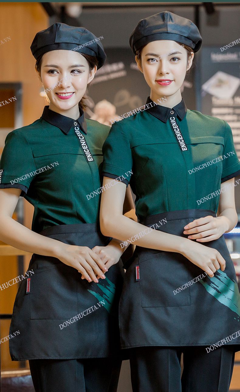 đồng phục quán cafe lịch sự
