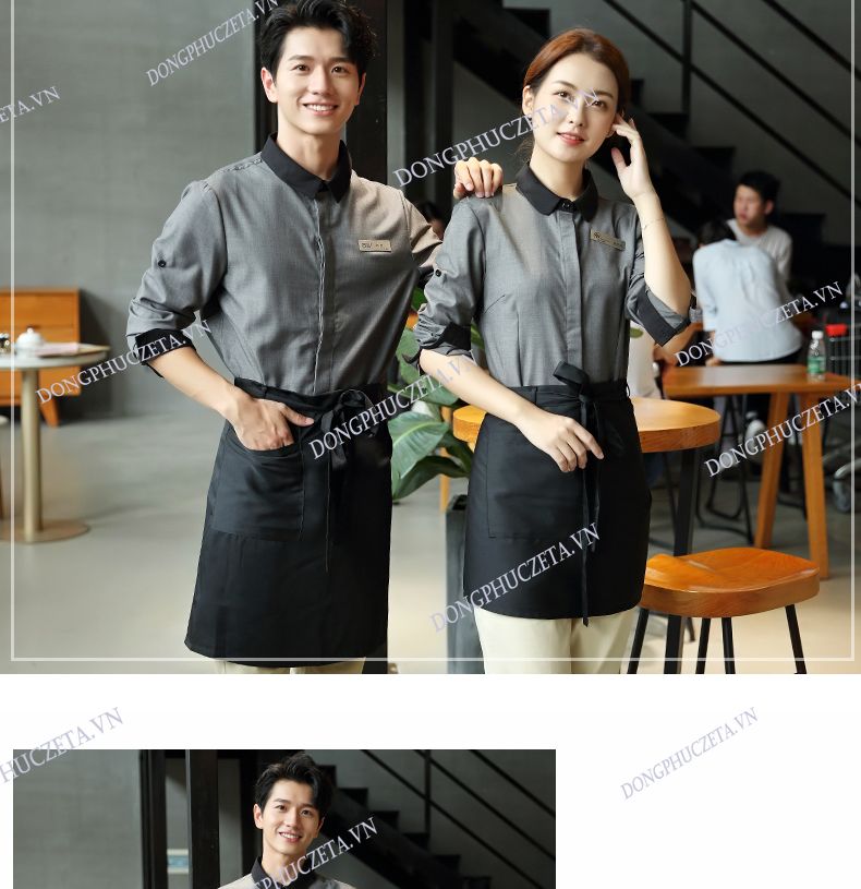 đồng phục phục vụ đẹp
