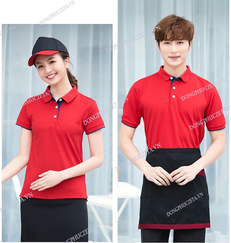 Mẫu áo đồng phục nhà hàng NHÀ HÀNG ẨM THỰC CUA THỨ THIỆT & ĐẶC SẢN CÀ MAU