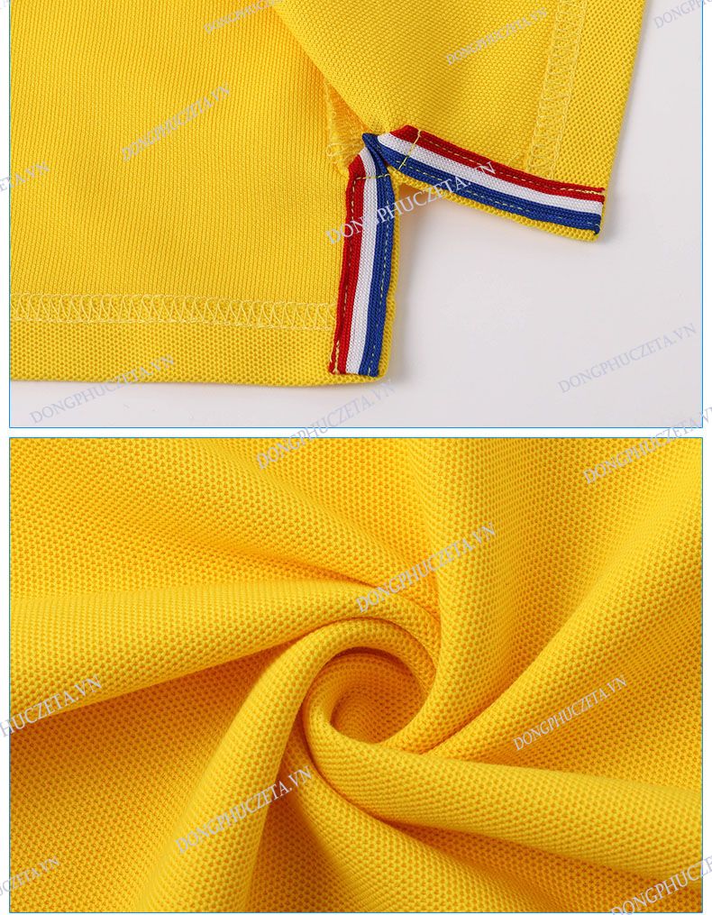 Áo phông đồng phục vải lacoste 4 chiều cao cấp
