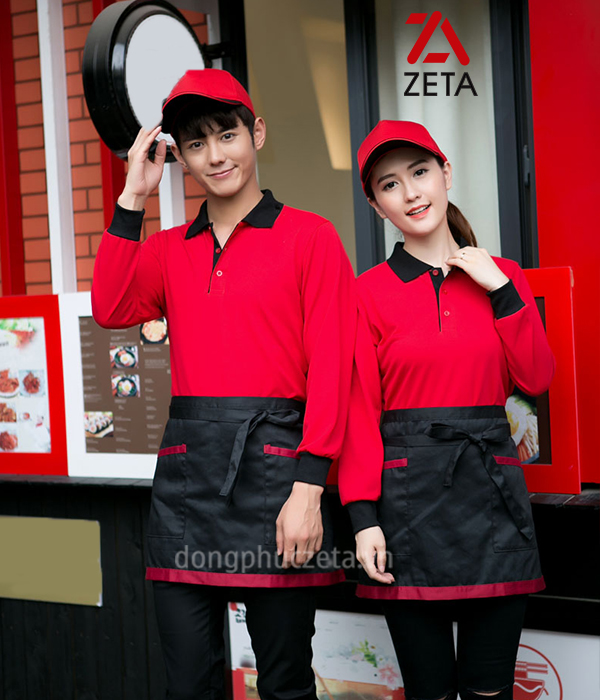đồng phục áo phông nhân viên phục vụ bàn