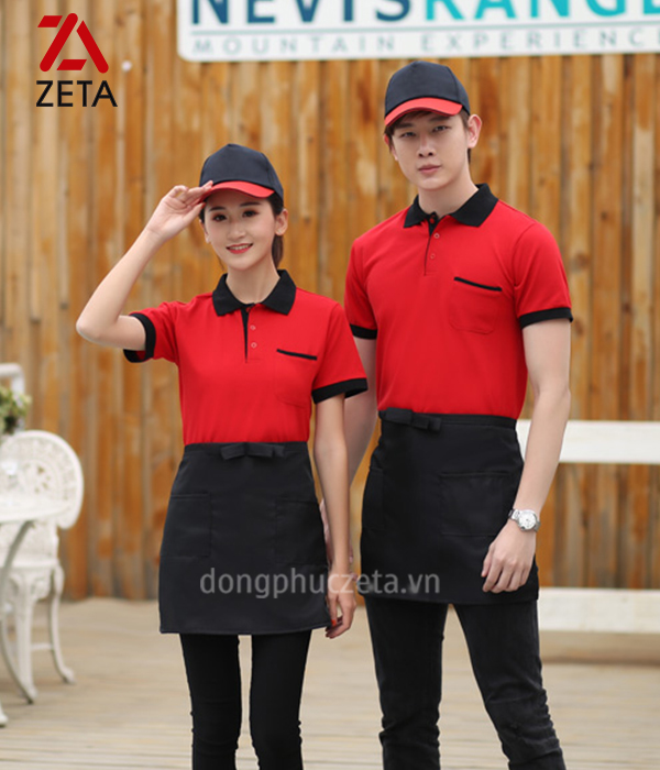 mũ lưỡi trai đồng phục nhân viên phục vụ