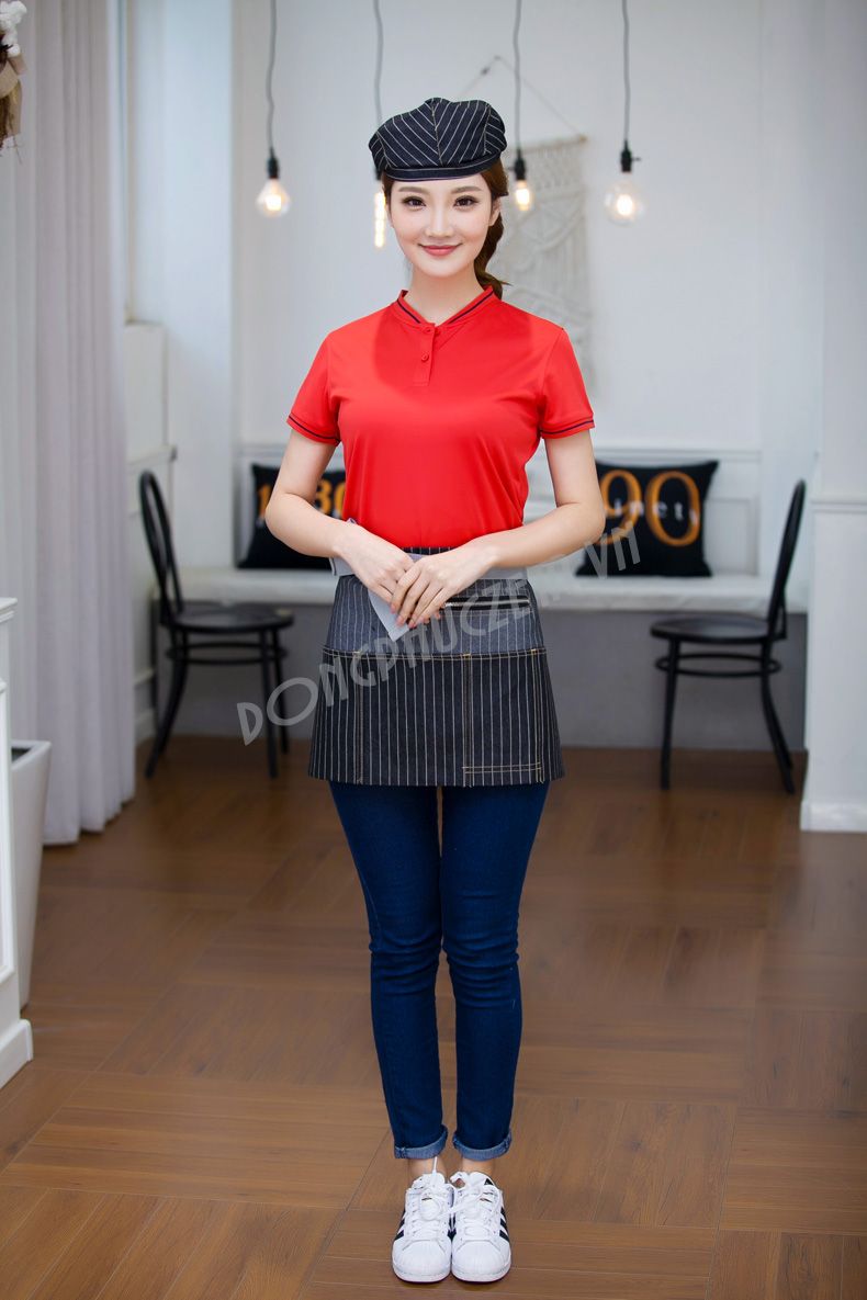 áo phông phục vụ có cổ