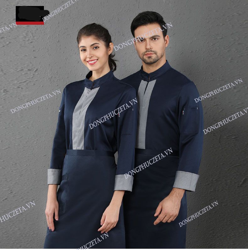 đồng phục đầu bếp hà nội may sẵn