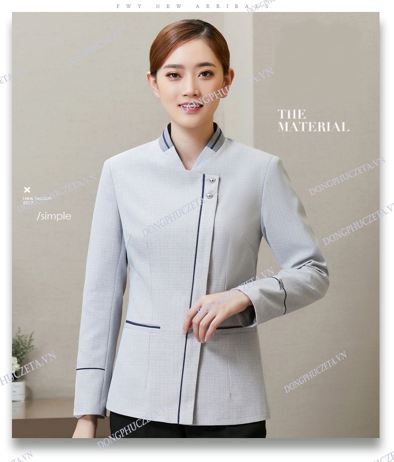 đồng phục buồng phòng đơn giản