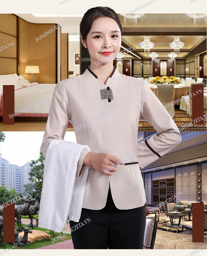 đồng phục buồng khách sạn 5 sao