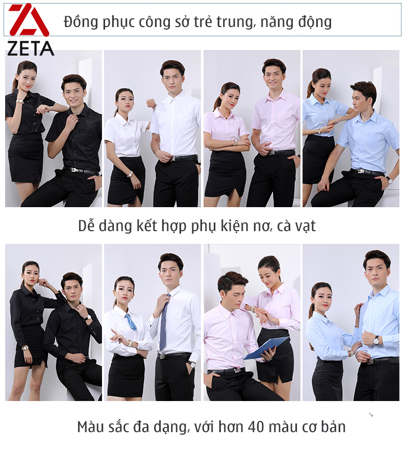 đồng phục sơ mi công sở đẹp