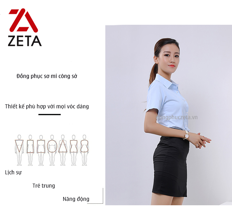đồng phục sơ mi nữ đẹp