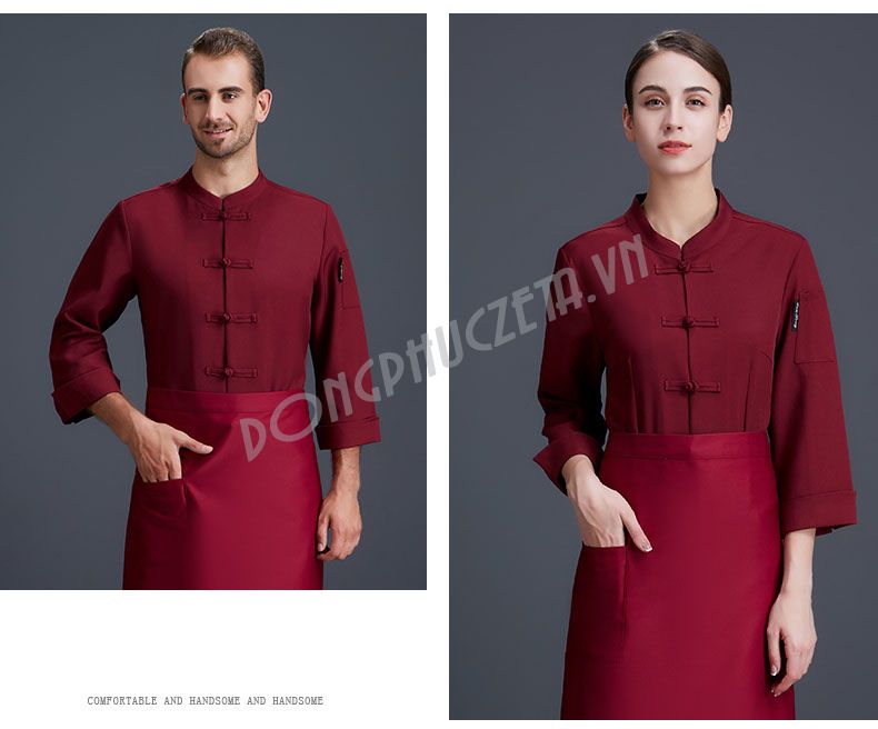 đồng phục đầu bếp tại hà nội