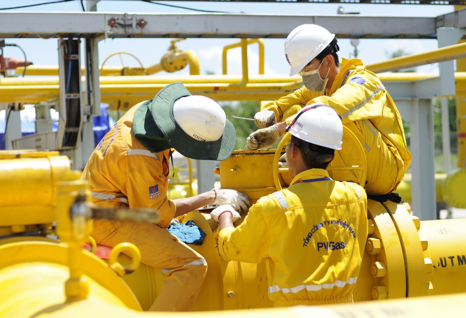 mẫu đồng phục công nhân dầu khí