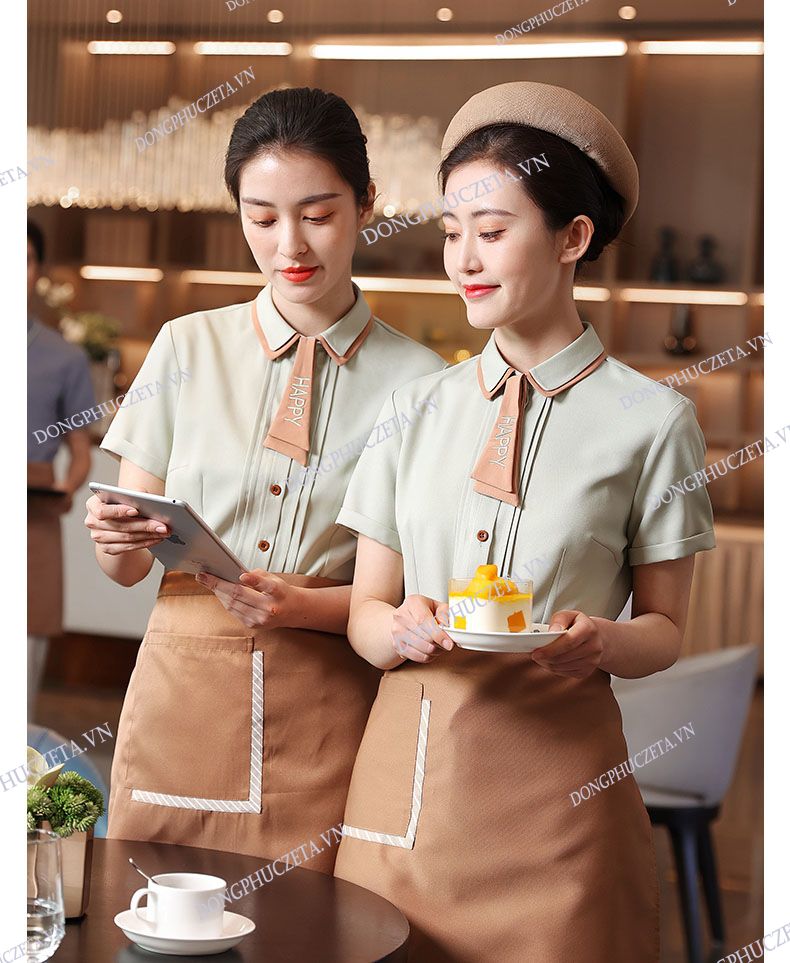 đồng phục nhà hàng châu á