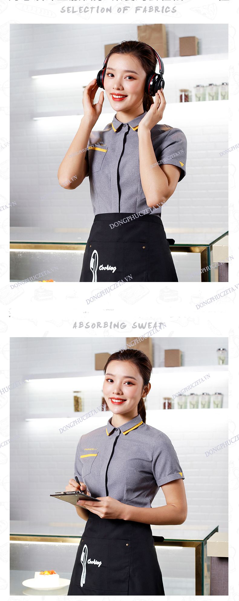 đồng phục nhân viên quán bar
