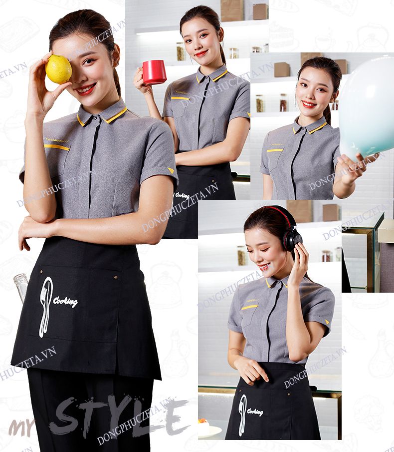 đồng phục nhân viên quán bia
