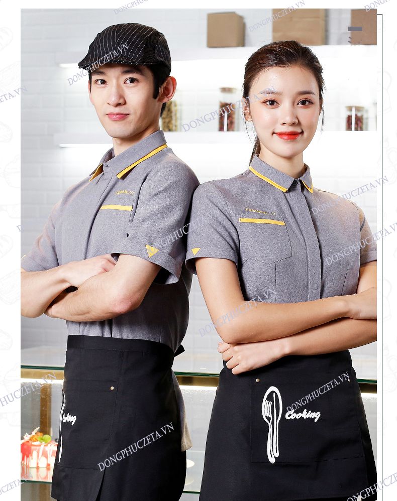 đồng phục nhân viên nhà hàng đẹp
