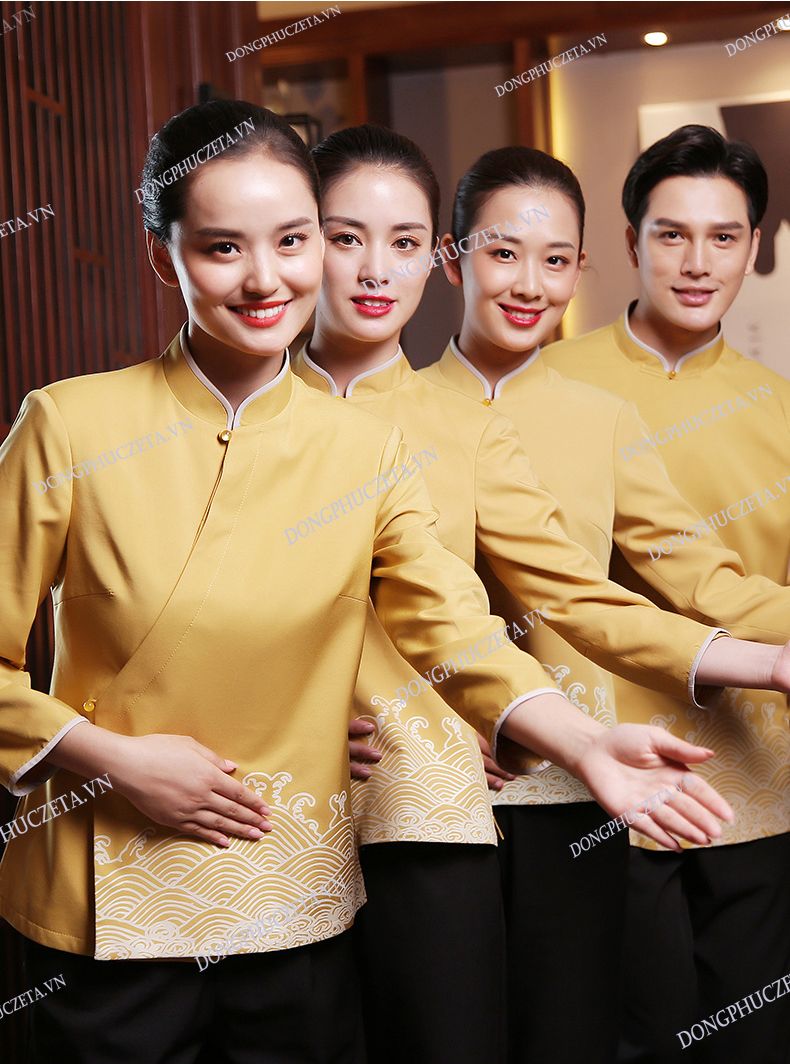 may đồng phục nhà hàng trung quốc
