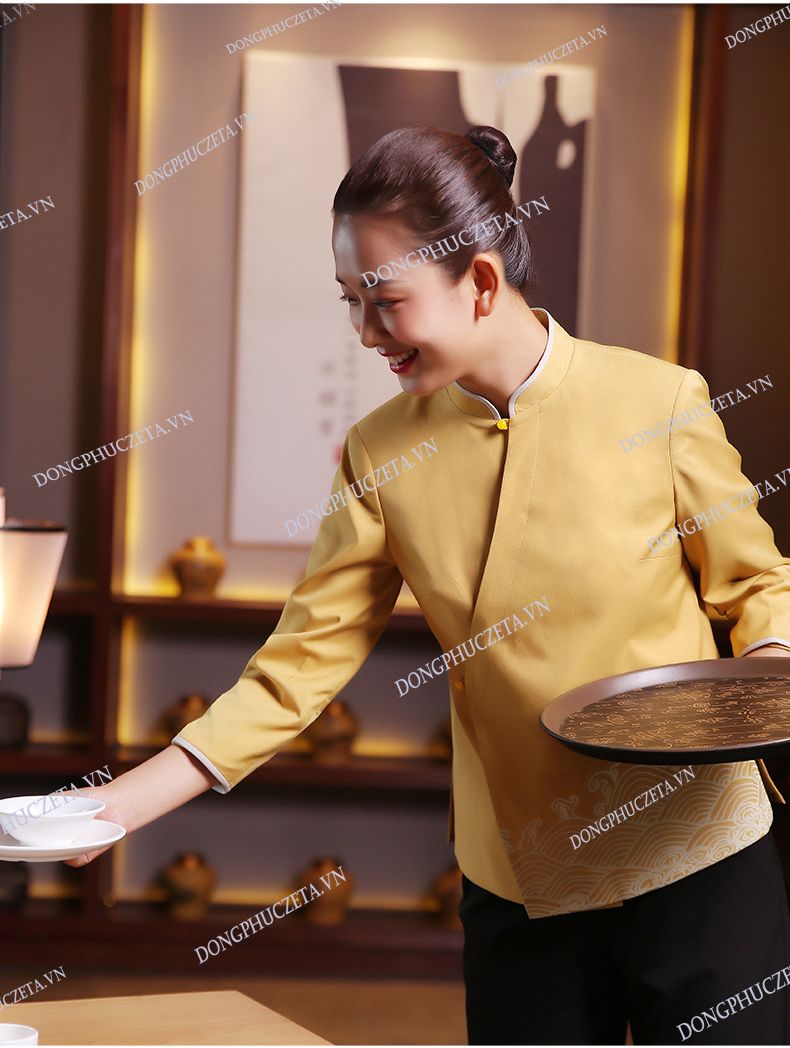 đồng phục nhân viên bàn khách sạn