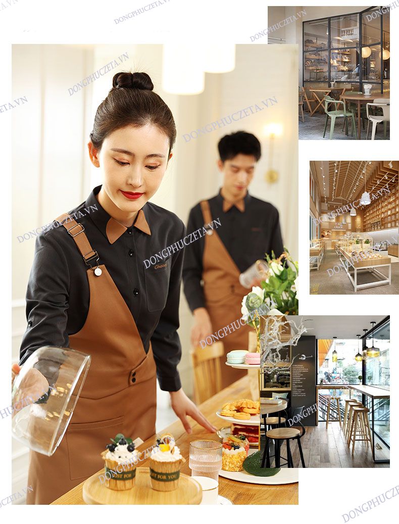 quần áo đồng phục nhà hàng Delicio Restaurant