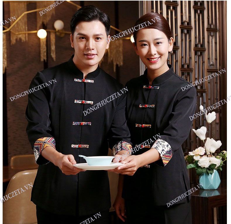 may đồng phục quán trà đạo