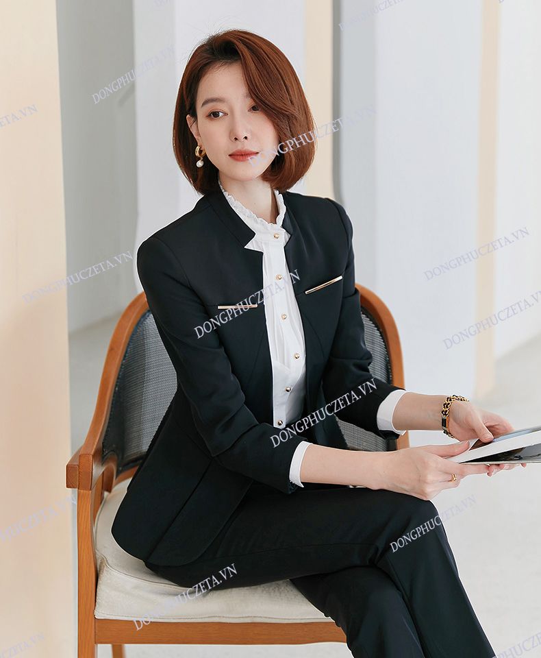đồng phục vest nữ công ty
