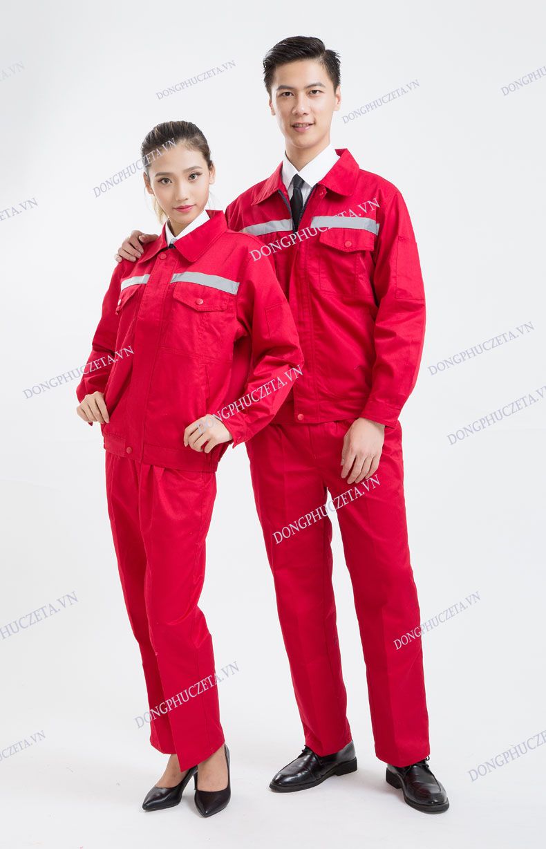 mẫu áo đồng phục kỹ thuật may sẵn