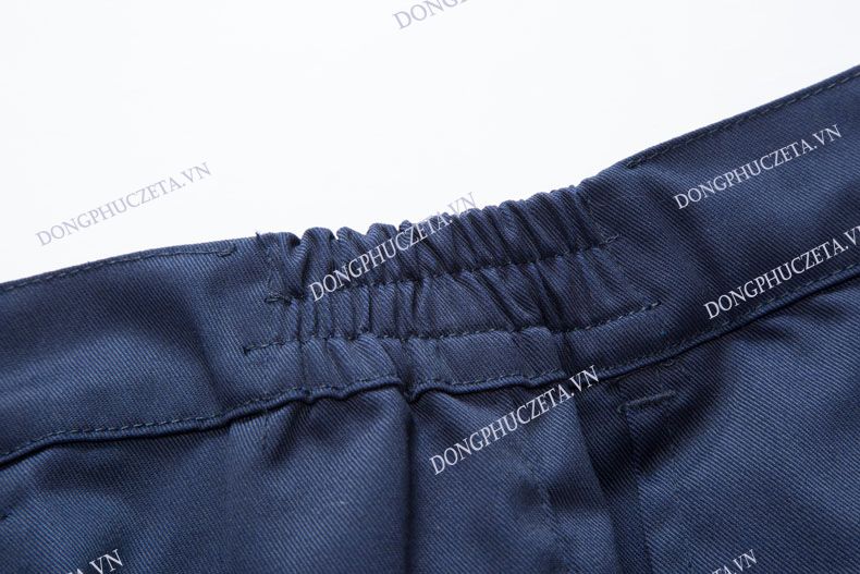 chi tiết cạp quần áo đồng phục kỹ thuật