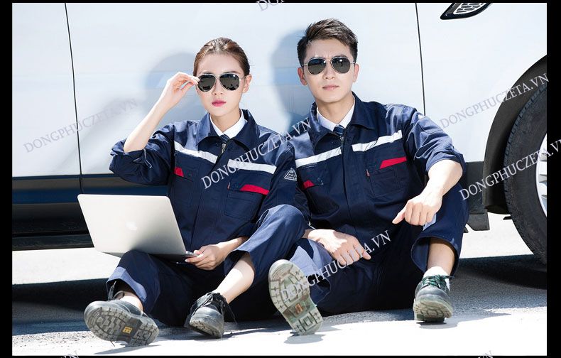 mẫu quần áo kỹ thuật màu xanh tím than