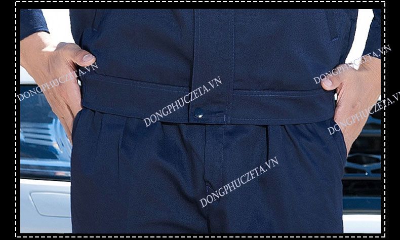 chi tiết đai áo đồng phục kỹ thuật
