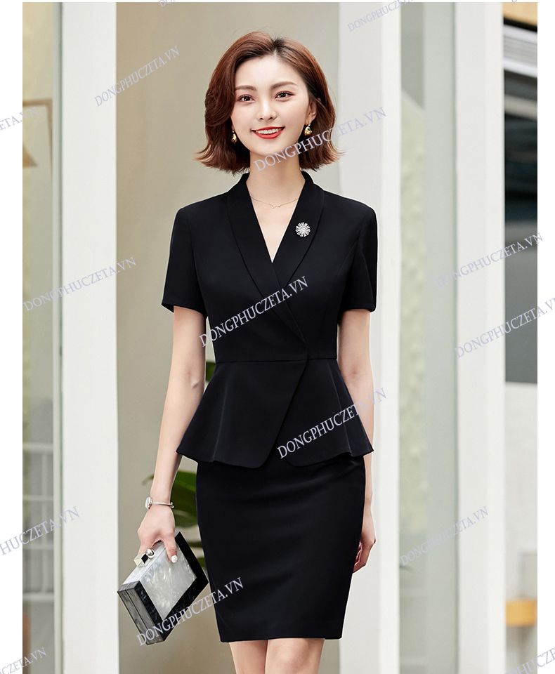 vest nữ cổ hình vòm