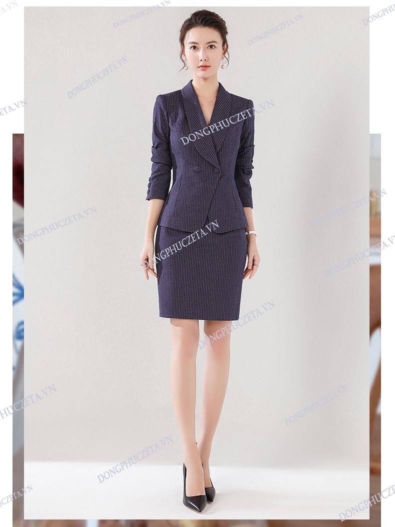 mẫu áo vest đồng phục nữ văn phòng