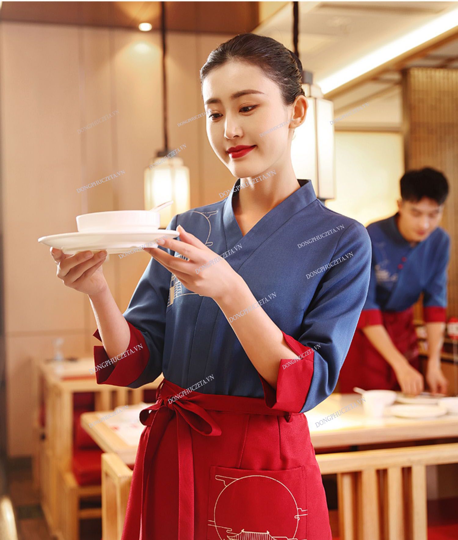 đồng phục quán trà đạo 2