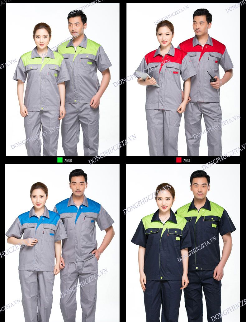 đồng phục kỹ sư công trình đẹp